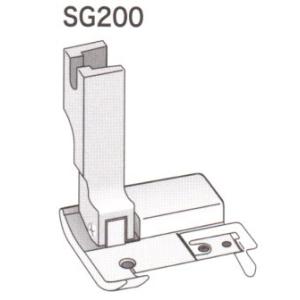 SG200 スプリングガイド付きステッチ押え金 右側ガイド 20.0mm SG-200 スイセイ SUISEI 職業用ミシン 工業用ミシン｜okada-mishin