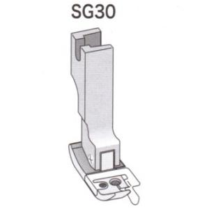SG30 スプリングガイド付きステッチ押え金 右側ガイド 3.0mm SG-30 スイセイ SUISEI 職業用ミシン 工業用ミシン｜ミシンショップおかだ.ヤフー店