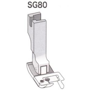 SG80 スプリングガイド付きステッチ押え金 右側ガイド 8.0mm SG-80 スイセイ SUIS...