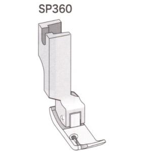 SP360 左細幅標準押え金 ファスナーや障害物のある縫製に SP-360 スイセイ SUISEI 職業用ミシン 工業用ミシン｜okada-mishin