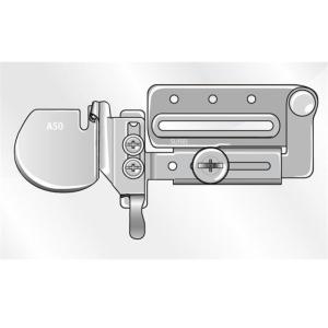 A50HH-4 三つ巻ラッパ 少し厚物用 押え金付 スイセイ（SUISEI) 巻幅4mm 工業用ミシ...