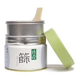 茶道具/茶漉し丸久小山園特製 抹茶篩缶セット(缶型抹茶ふるい缶)