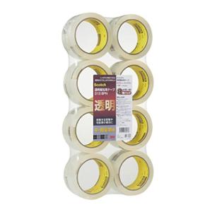 3M スコッチ ガムテープ 梱包テープ 中軽量用 48mm×50m
