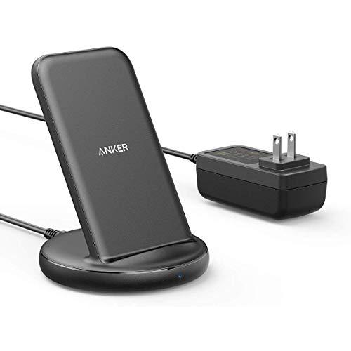 Anker PowerWave II Stand ワイヤレス充電器 ACアダプタ付属 Qi認証 iP...