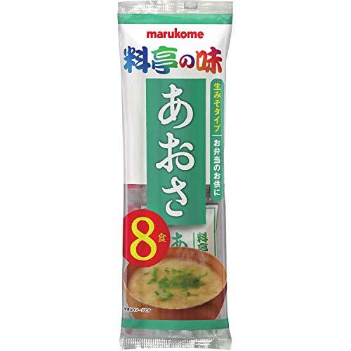 マルコメ 生みそ汁 料亭の味 あおさ 8食 ×12個