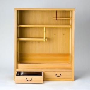 茶道具】水屋道具 置水屋(大) 網代/柾 水屋-1,2 : 創業大正七年 お茶の