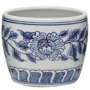 香合 染付 屏風箱 景徳鎮 王懐英作 茶道 茶道具 : 和空間ヤフー