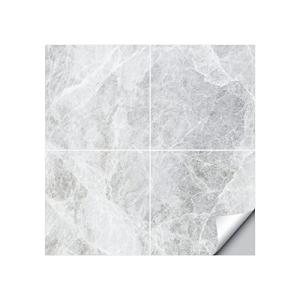 Homya 大理石シール 30x30cm 厚手 はがせる 壁紙シール 光沢あり カッティングシート リメイクシート 防水シール 壁用 10枚入