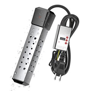 投げ込みヒーター 風呂 1500W電気給湯器 110Vプールヒーター