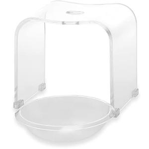 Kuai アクリル バスチェア ボウル セット 風呂椅子 洗面器 高さ30cm