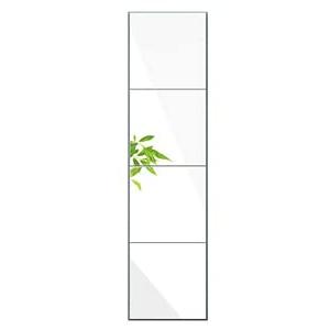 Huimei2Y 壁掛け鏡 全身ミラー 姿見 貼れる鏡 全身鏡 おしゃれ 割れない DIY式 飛散防止 自由組合 取付簡単 家族ギフト 正月飾り