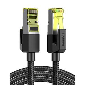 UGREEN LANケーブル CAT7  メッシュLANケーブル カテゴリー7 コネクタ 超光速10Gbps/600MHz CAT7準拠