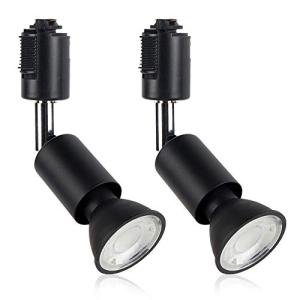xydled ライティングバー用スポットライト LED電球付き E11 配線ダクトレール用器具セット 天井照明 2個セット