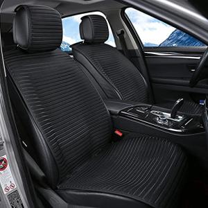 YMR カーシードカバー 車シードカバー 前席用 通気 通年使用 ズレにくい シード保護 丸洗える シードカバー 軽自動車 変形しにくい (BL