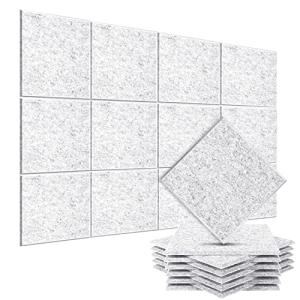 YOPIN 吸音材 200kg/m3 高密度 吸音ボード 吸音対策 室内装飾 楽器 消音 騒音 防音 30cm×30cm 手軽にDIY 難燃 防