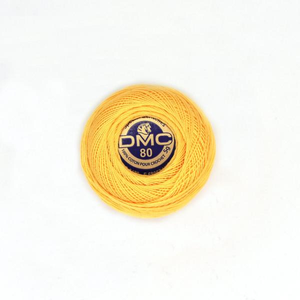 レース糸 DMC スペシャルダンテル Art.19 #80 色番743 06Co99_