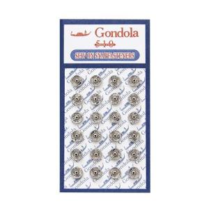 スナップボタン ゴンドラスナップ（510） 5mm シルバー 08Bg99_