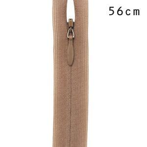 YKK コンシールファスナー 止め（2cc） 56cm 854.シャビーアッシュローズ 08Co99...