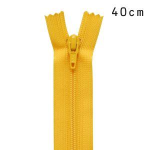 YKK フラットニットファスナー 止め（25FK） 40cm 506.ヤマブキイロ 08Co99_
