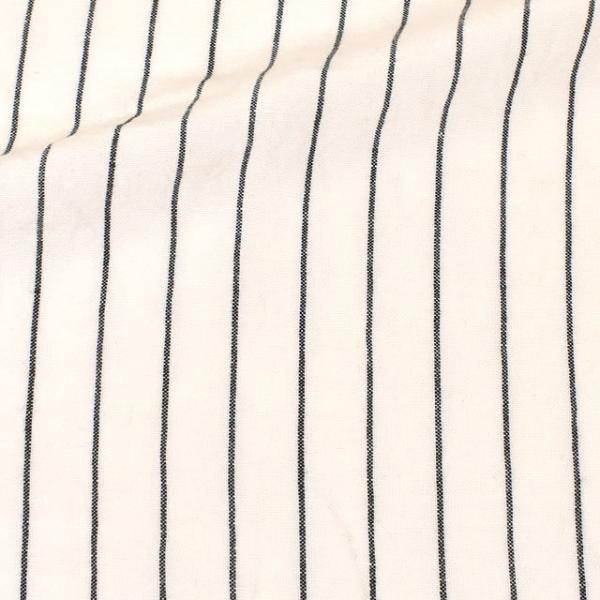 生地 レーヨン麻トータル ストライプ（151-5389） B21.白×黒 (H)_k4_