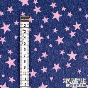 ＼期間限定15%OFF/ 生地 星ラメプリント...の詳細画像3