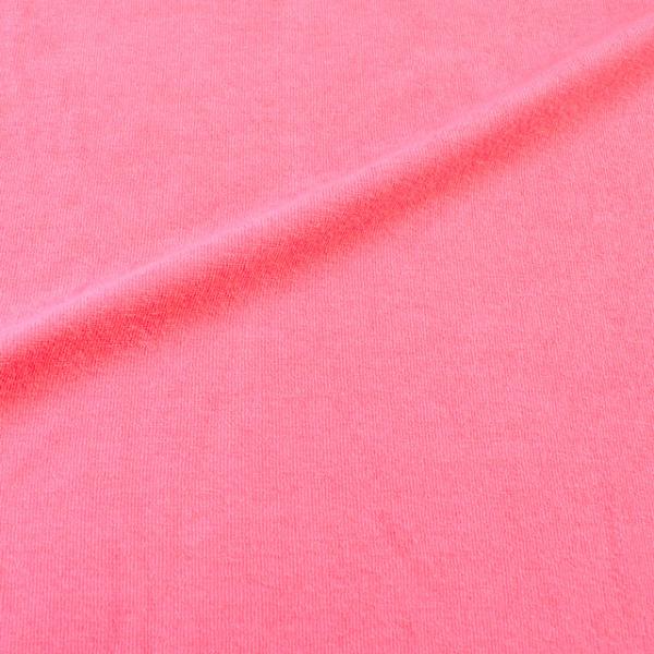 生地 T/C40ニットパイル（131） 191.ホットピンク 09Bo32_