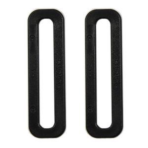 YKK プラスチックパーツ 角カン（LH50） 50mm幅テープ用 黒 2個入