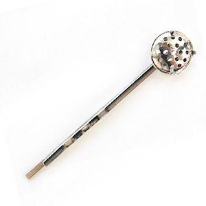 ＼10％OFF／ ヘアピンパーツ シャワータイプ 12mm シルバー