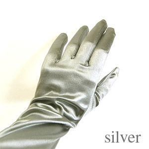 手袋 スパングローブ 40cm/Mサイズ シルバー 07Cl99_ : 新宿オカダヤ