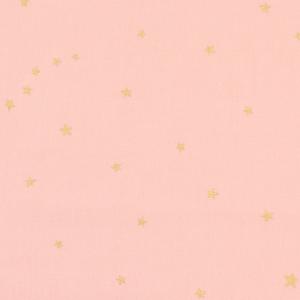 生地 ブロードラメプリント 星（KTS7130） 102.ピンク 09Bk23_