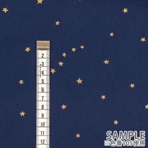 生地 ブロードラメプリント 星(KTS7130...の詳細画像2