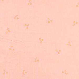 生地 ブロードラメプリント チェリー（KTS7130） 202.ピンク 09Ae99_