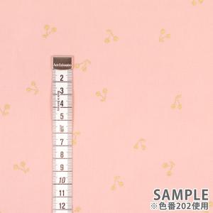 生地 ブロードラメプリント チェリー(KTS7...の詳細画像2