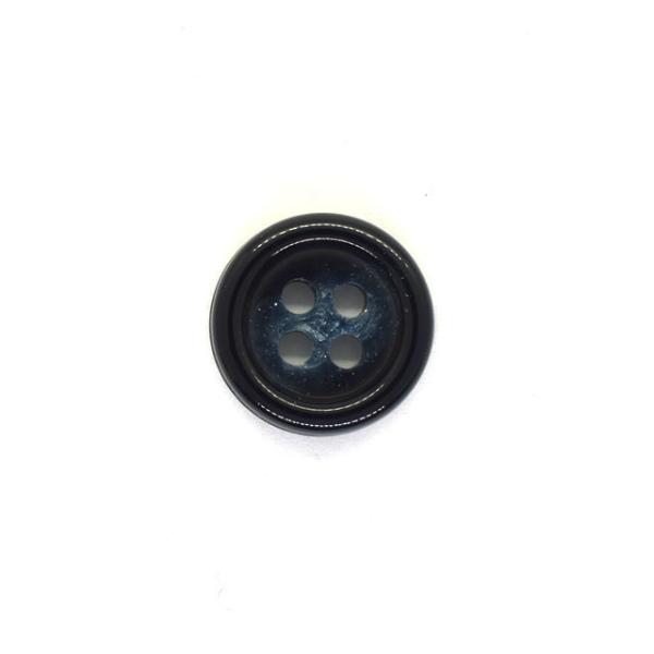 水牛風プラスチックボタン（BAB4507） 15mm 58.紺 (H)_6a_