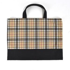 完成品 レッスンバッグ（23BAG-L） BEBK.ベージュ/ブラック (M)_1f_｜okadaya-ec