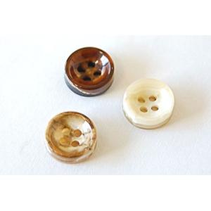 水牛風シャツボタン(79039) 11.5mm...の詳細画像1