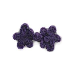 チャイナボタン 五つ葉オーナー（113） 80.紫 08Bg99_