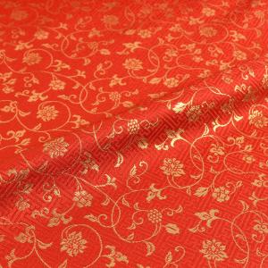 ＼期間限定20％OFF／ 金襴生地 古代（9032） 18.赤 09Bh18_