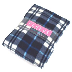 ＼20％OFF／ 生地 フリースプリント チェック 140cm幅×150cm