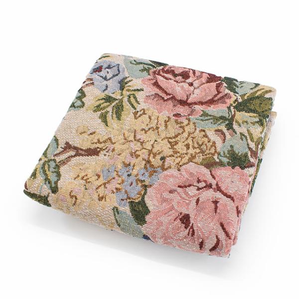 ＼期間限定10％OFF／ 生地 ゴブランジャガード 大花柄 約140cm幅×150cmカット（756...