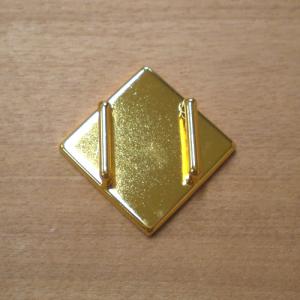 くるみ金具 帯留め金具 ひし形(no5) ゴー...の詳細画像1