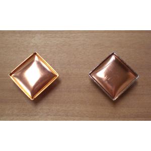 くるみ金具 帯留め金具 ひし形(no5) ゴー...の詳細画像2