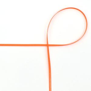 ネオンカラーサテンリボン（121） 3mm 153.ネオンオレンジ 07Aa99_