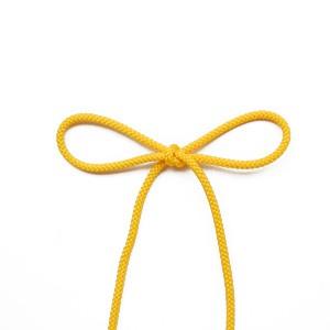 ＼期間限定20％OFF／ 江戸打ち紐（126-2000） 約3mm 3.黄色 08Be99_