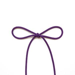 ＼期間限定20％OFF／ 江戸打ち紐（126-2000） 約3mm 32.紫 08Be99_