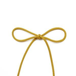 ＼期間限定20％OFF／ 江戸打ち紐（126-2000） 約3mm 39.黄土 08Be99_