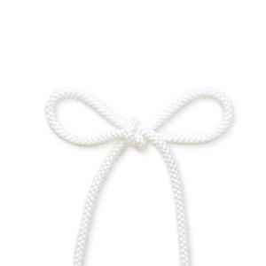 ＼期間限定20％OFF／ 江戸打ち紐（126-4000） 約4mm 1.白 08Be99_