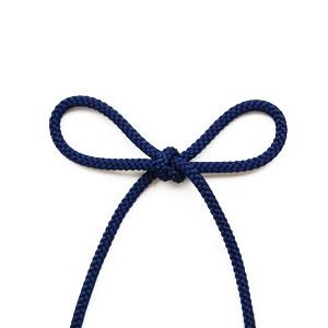 江戸打ち紐（126-4000） 約4mm 15.紺 08Be99_