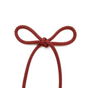 ＼期間限定20％OFF／ 江戸打ち紐（126-4000） 約4mm 22.赤茶 08Be99_