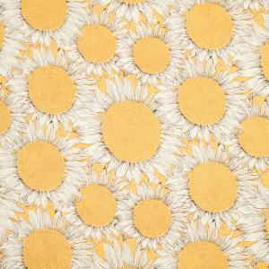 生地 LIBERTY FABRICS フランダースリネン 2024SS Hello Sunshine ハロー・サンシャイン（24-3634144） 24A.イエロー (H)_k4j｜okadaya-ec